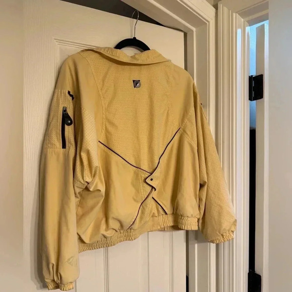 Jamie Sadock Full Zip Up Jackets Long Sleeve Yellow Women's Size Large - Picture 3 of 8